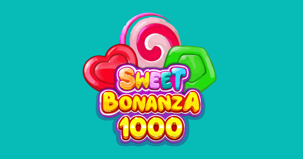Sweet Bonanza 1000 promotional visual showcasing game interface and candy theme